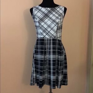 Black and white pattern Dress